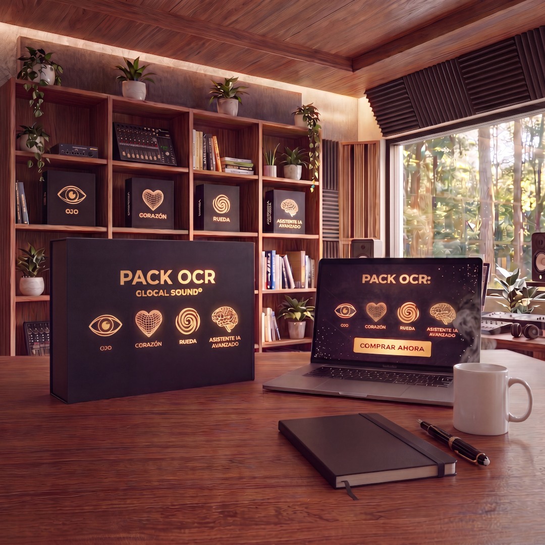 Pack OCR — Glocal Sound: OJO, CORAZÓN, RUEDA y Asistente IA Avanzado